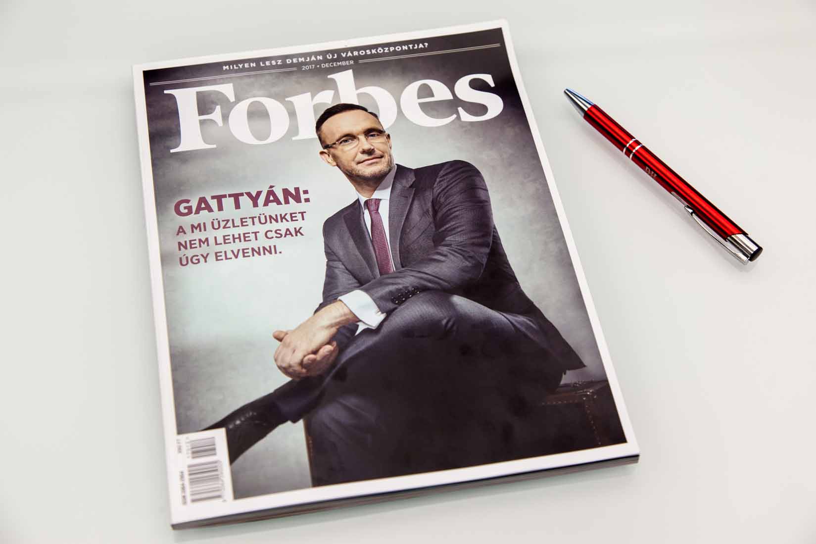 Docler Holding founder is featured on the cover of Forbes Hungary