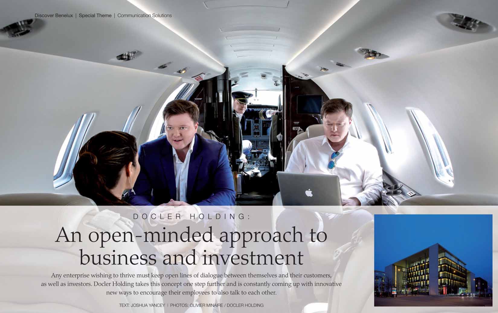 An open-minded approach to business and investment